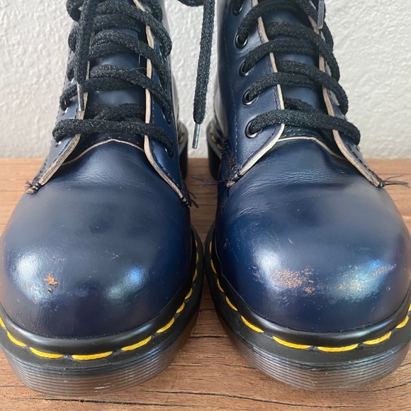 Vintage 1919 Doc Martens steel toe 10 eyelet boots size 6 - Picture 7 of 11